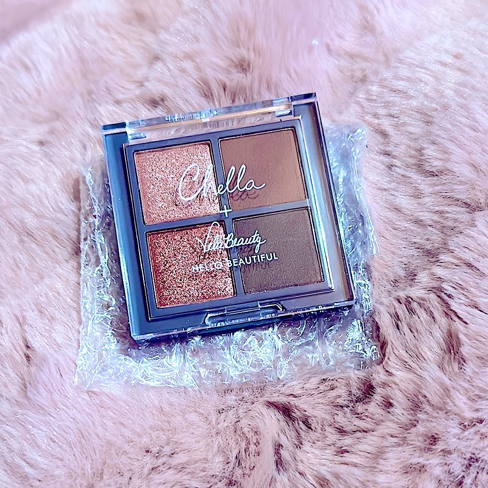 NEW: Chella+Vita Beauty Quad Eyeshadows (4) “HELLO BEAUTIFUL”// Shimmery & Matte